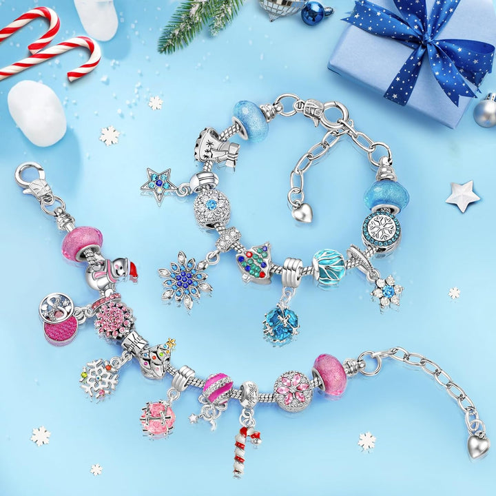 KAZATE Adventskalender 2023 Kinder Mädchen, Weihnachtskalender Schmuck für Frauen, 24 Füllung Bastel