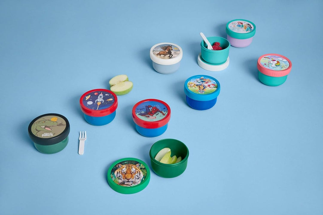 Mepal | Kinder Obst- und Bento Box | Campus meets Fruits | Spülmaschinenfest & BPA-frei | 300 & 750