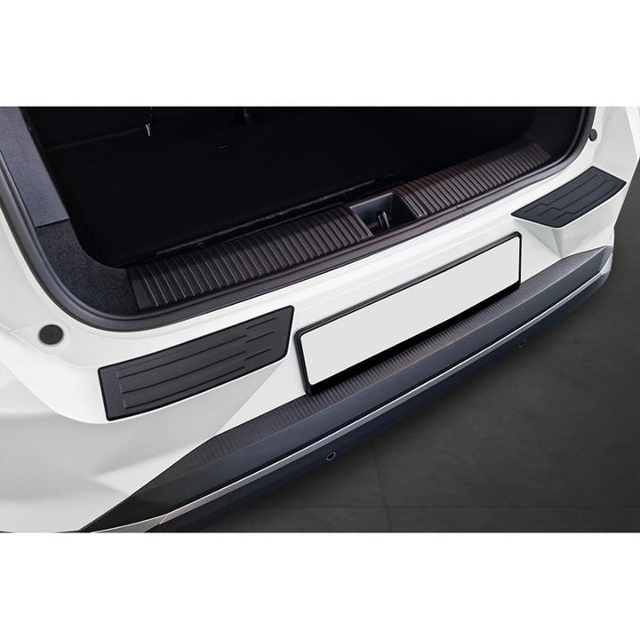 Avisa Matt-Schwarz Edelstahl Heckstossstangenschutz kompatibel mit Renault Scenic E-Tech 2024- 'Ribs