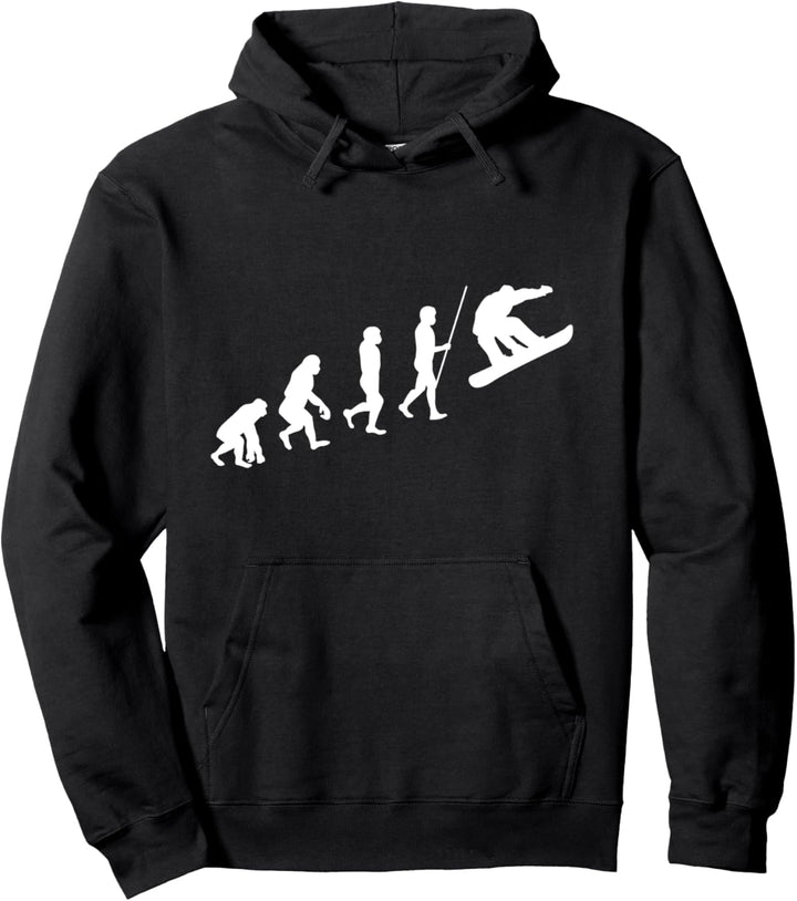 Snowboardfahrer Evolution Snowboarder Snowboard Geschenk Pullover Hoodie