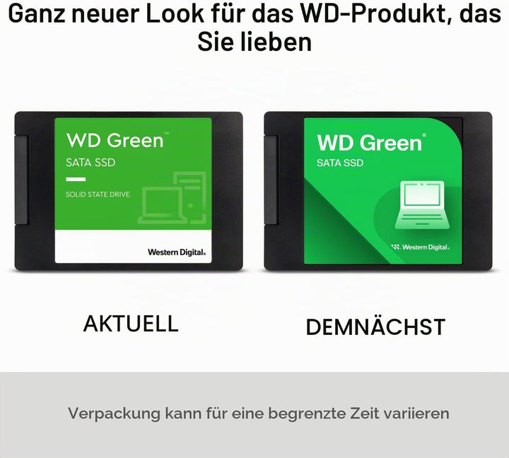 Western Digital 240 GB SSD, 6,3 cm (2,5 Zoll), 7 mm, SATA III 6 GB/S