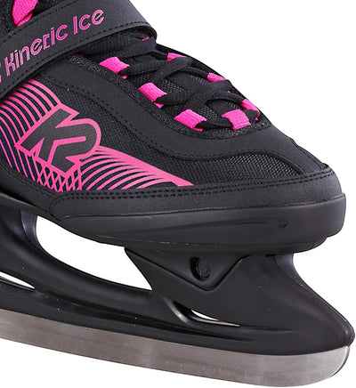 K2 Damen Kinetic Ice W Schlittschuhe EU: 37 (UK: 4.5 / US: 7) Single black - pink, EU: 37 (UK: 4.5 /