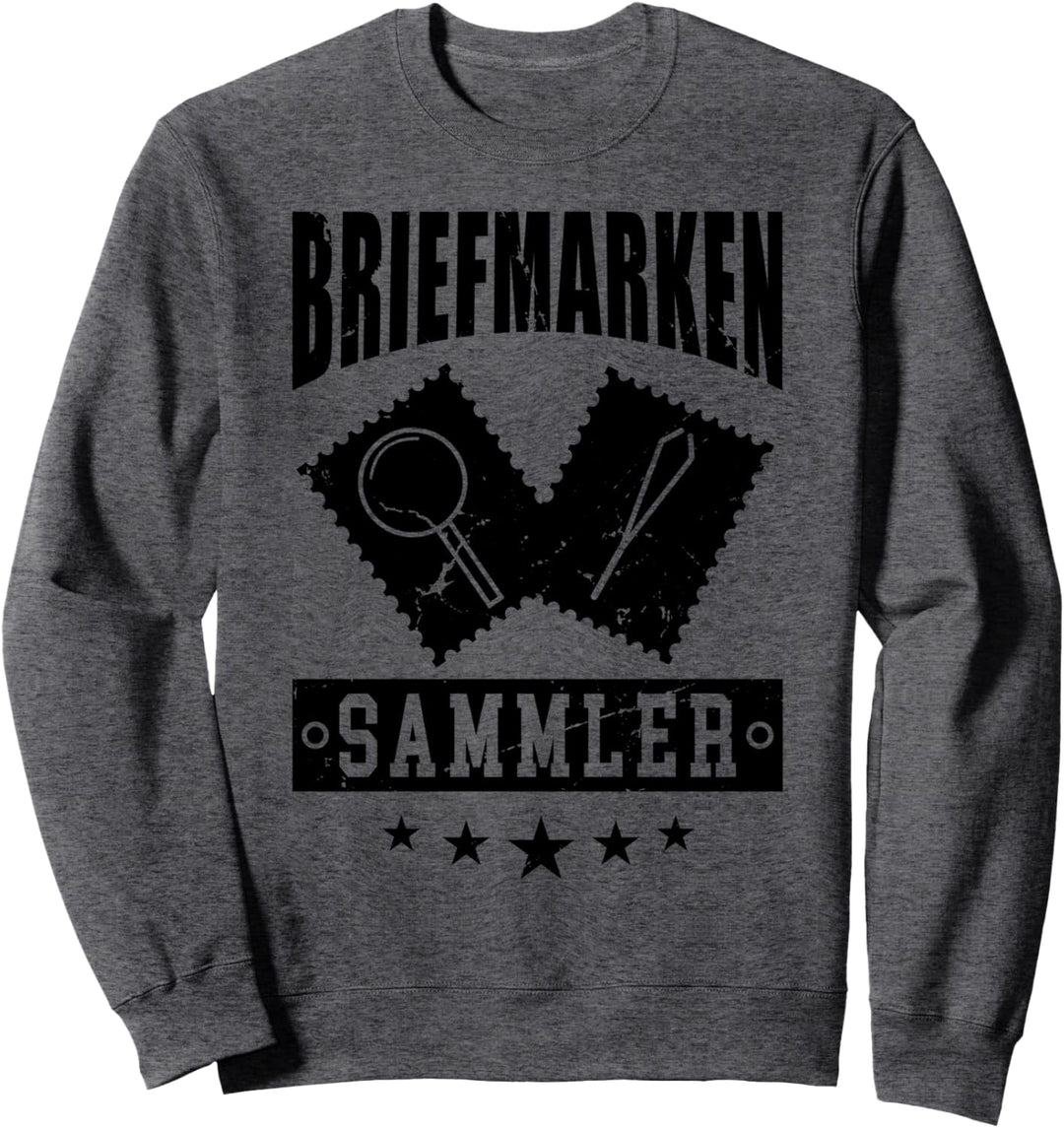 Briefmarkensammler Briefmarken Philatelist Philatelie Brief Sweatshirt