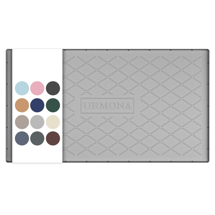 URMONA 55 B x 101 L cm Unterlegmatte für die Spüle, Küchenschrank Silikon Unterlage, Küche Aufbewahr