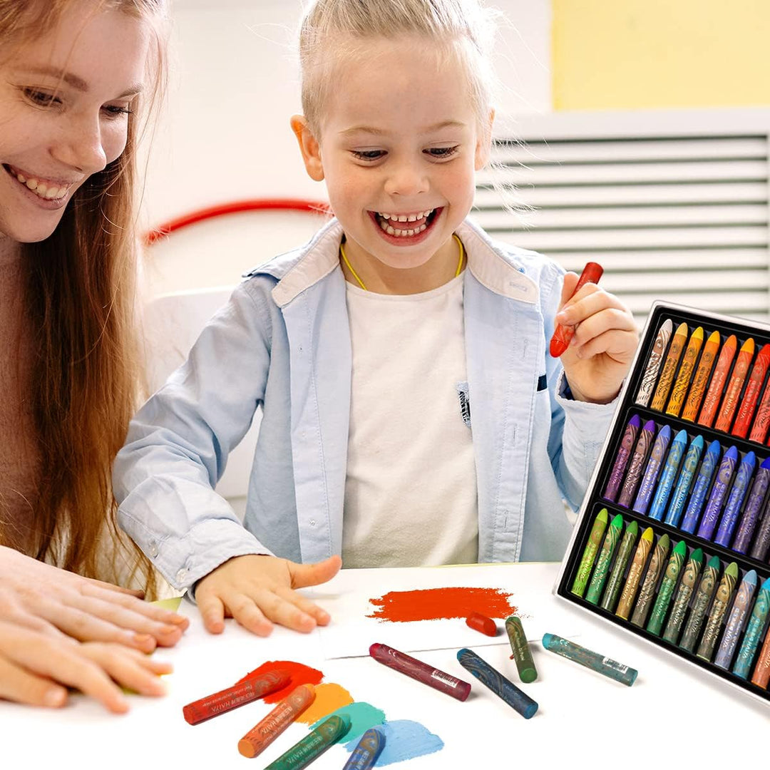 Paul Rubens Ölpastellkreide Set, 48 Farben Oil Pastels Weiche Pastellfarben Ungiftig für Künstler, S
