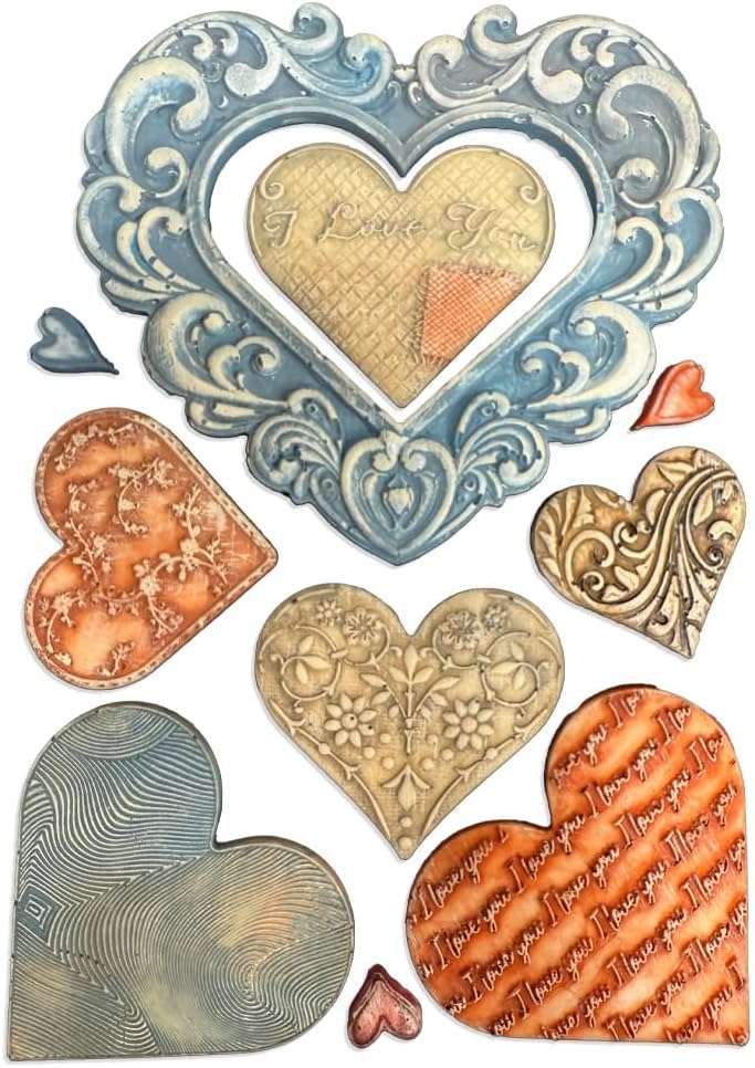 Stamperia - Silicon Mould A5 for Scrapbooks, Bullet Journals and More, Non-Stick Surface, Suitable f