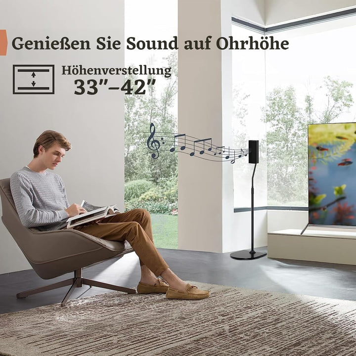 Verstellbarer Ständer für Bose Lautsprecherständer, für Bose OmniJewel Lifestyle 650, Surround Speak