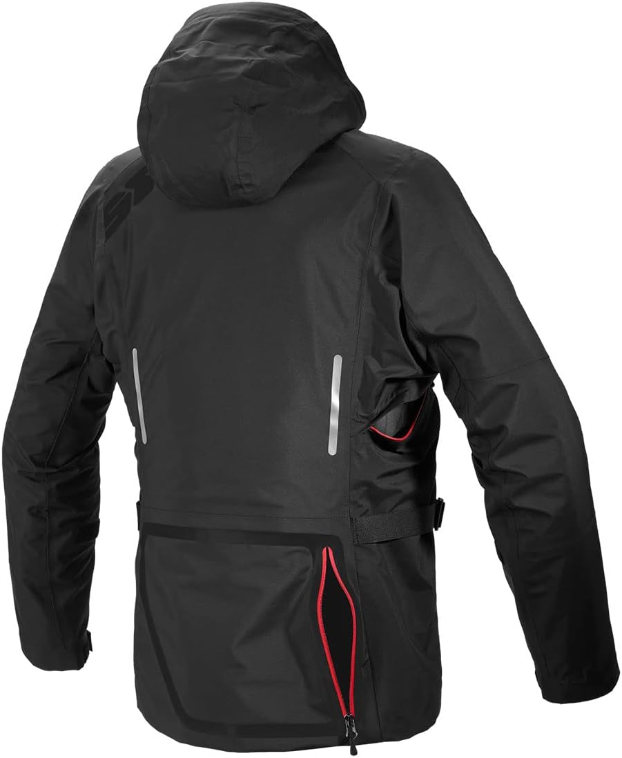 SPIDI Mission-T Shield H2Out Step-InArmor Motorrad Textil Aussenjacke (Black,L)