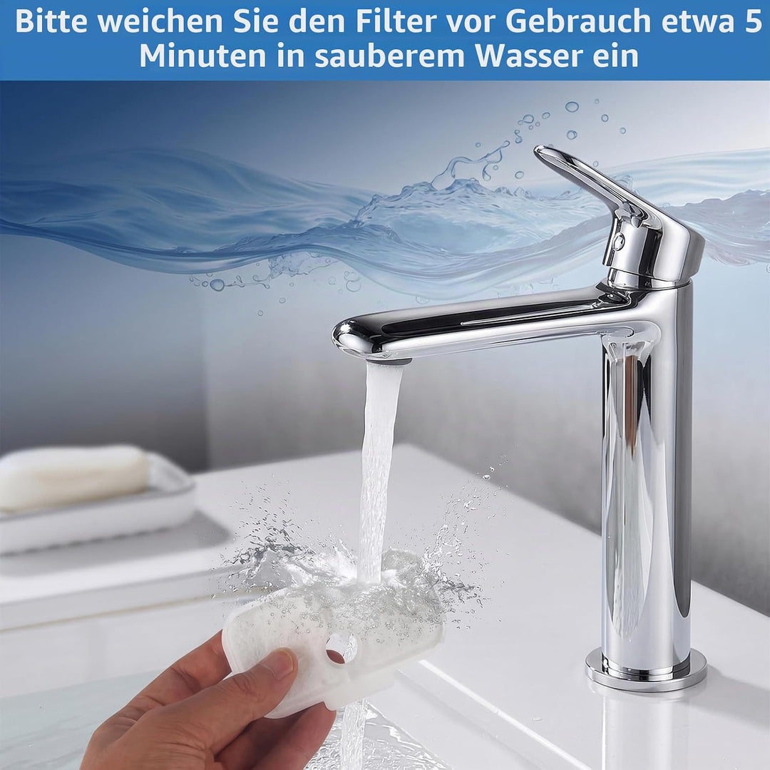 52 Stück Katzenbrunnen Filter für Petlibro Dockstream Trinkbrunnen PLWF005 / PLWF105 / PLWF115, 26 F