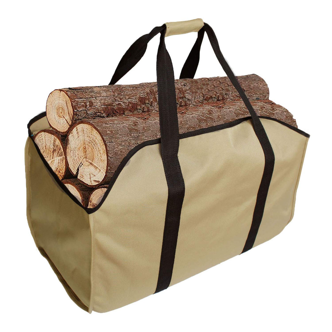 Hochwertige Kaminholz-Tragetasche und Tragetasche, extra gross, langlebig, ideal für Kamine, Holzöfe