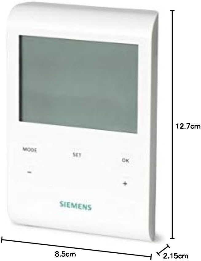 SIEMENS - RDE100.1 Raumthermostat mit Auto-Zeitschaltprogramm und LCD