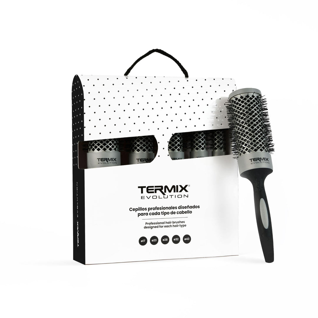 Termix Evolution Basic. Professionelle, thermische Rundhaarbürste mit ionisierter Hochleistungsfaser