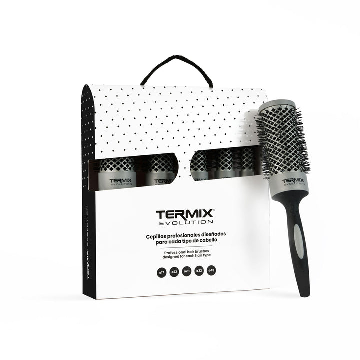 Termix Evolution Basic. Professionelle, thermische Rundhaarbürste mit ionisierter Hochleistungsfaser