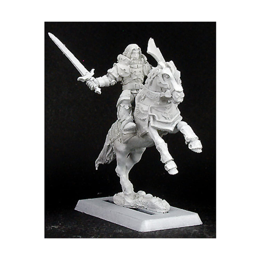 Reaper Miniatures 14230 - Warlord - Sir Daman, Ritter zu Pferde - Zinnminiatur