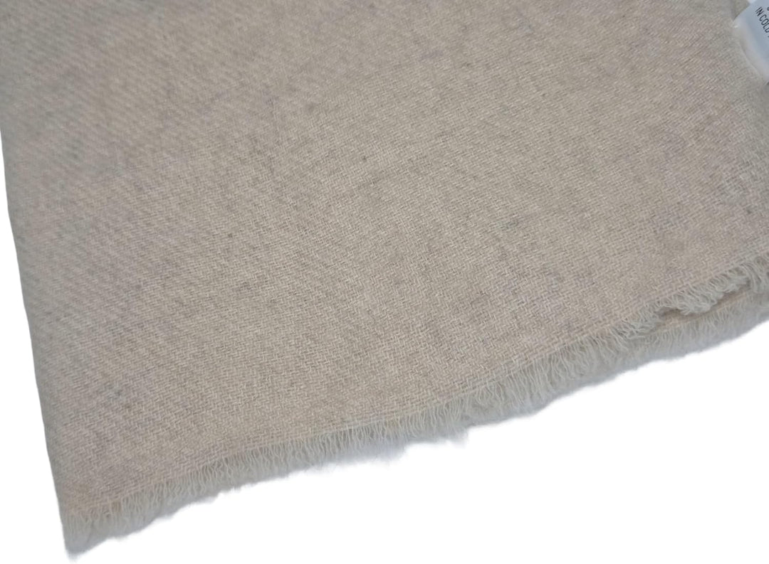 Schal aus 100 % Yakwolle, Stola Beige, Beige