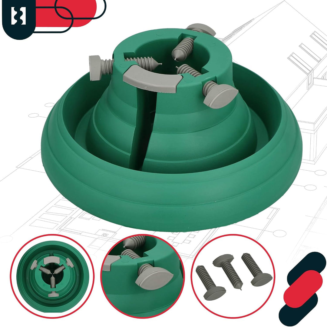 KOTARBAU® Weihnachtsbaumständer mit Wassertank - Christbaumständer - für Baumhöhe bis 2,5 m - Tannen