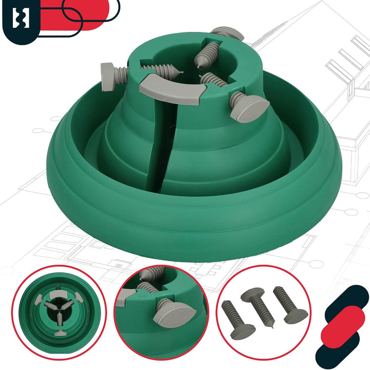 KOTARBAU® Weihnachtsbaumständer mit Wassertank - Christbaumständer - für Baumhöhe bis 2,5 m - Tannen