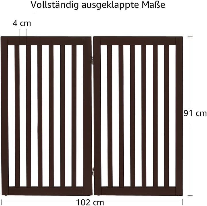 unipaws Hundegitter Espresso 40"W×36"H, Espresso 40"W×36"H