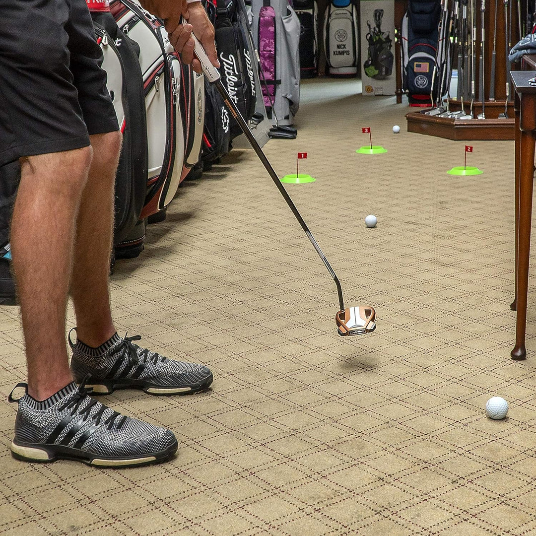 GoSports trainingshilfen Golf-Putting-Trainingssystem | Perfektionieren Sie Ihre kurzen Putts mit Ra