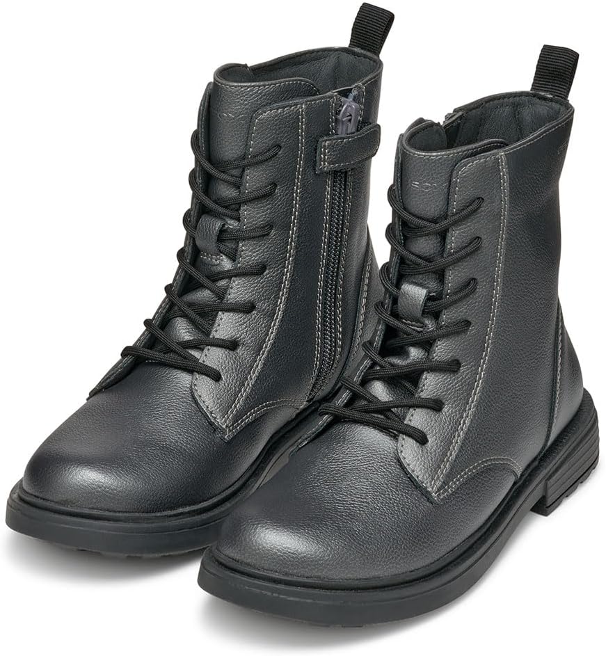 Geox Mädchen J Eclair Girl D Ankle Boot, Gun