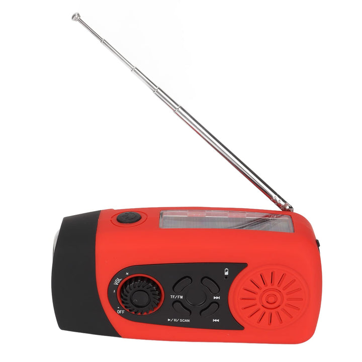 Solar Crank Notio -Radio mit 3000mAh, NOAA -Warnungen, IP68 Water Proof Radio mit SOS Taschenlampe,