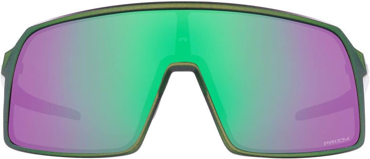 Oakley Herren Oo9406 Sutro Sonnenbrille, Matt-silber-grün Colorshift/Prizm Road Jade