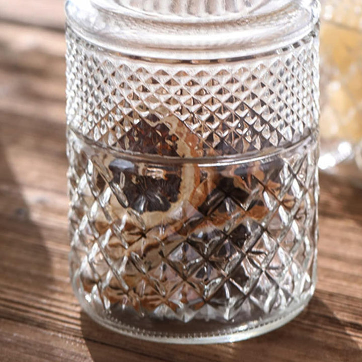 Cabilock Food Container Vorratsgl? Mit Holzdeckel Vorratsdosen Glasdose Dose Bonbonglas Honiggl? Kaf
