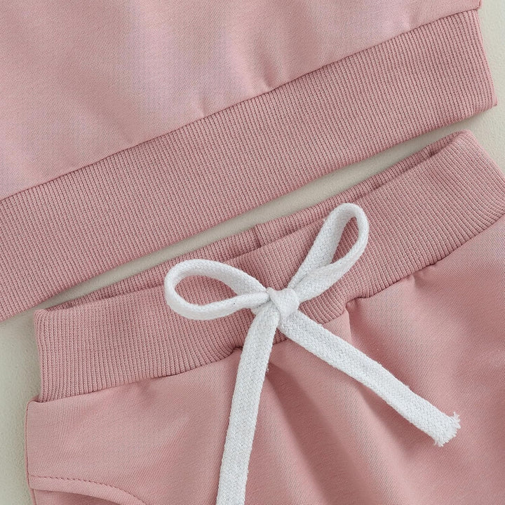 Geagodelia Baby Mädchen Kleidung Outfit Babykleidung Set Langarmshirt Sweatshirt + Hose Neugeborene