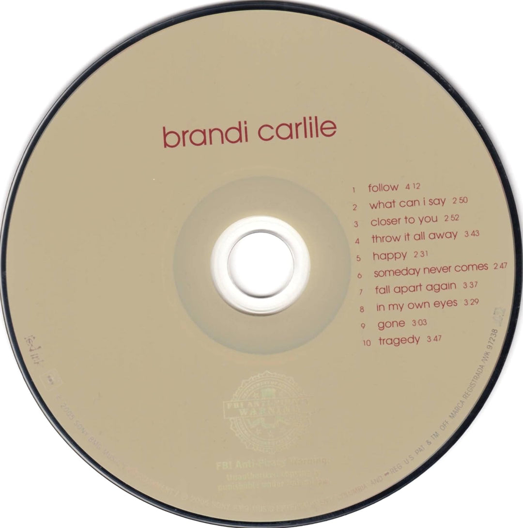 Brandi Carlile, Audio-CD