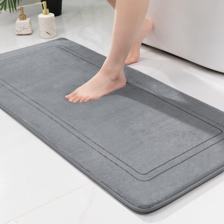 chakme Badematte rutschfest,Badezimmerteppich Weich Badteppich Saugfähige Badvorleger Duschvorleger