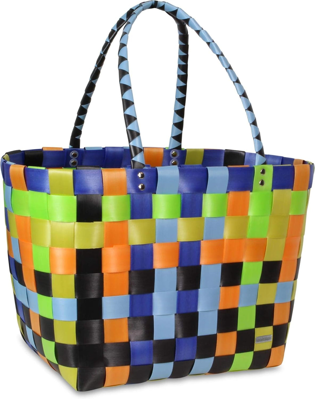 normani Einkaufstasche geflochten mit Henkeln - Tragetasche extra robust Farbe Classic/Millennium Cl