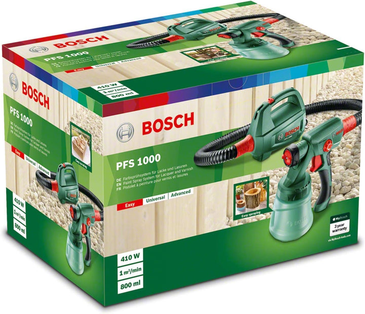 Bosch Home and Garden elektrisches Farbsprühsystem PFS 1000 (für Holzfarbe, im