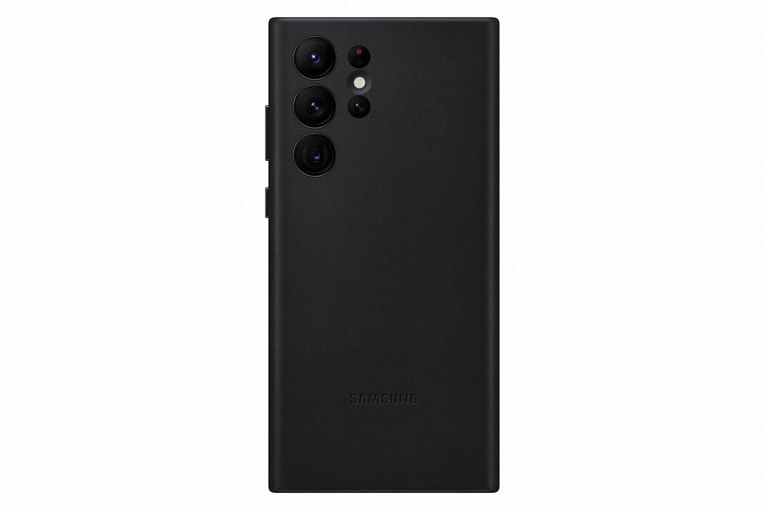 Samsung Leather Smartphone Cover EF-VS908 für Galaxy S22 Ultra, Handy-Hülle, echtes Leder, Schutz Ca