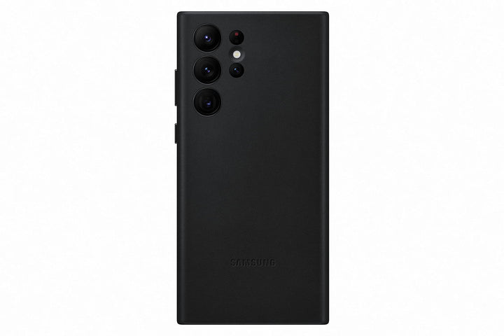 Samsung Leather Smartphone Cover EF-VS908 für Galaxy S22 Ultra, Handy-Hülle, echtes Leder, Schutz Ca