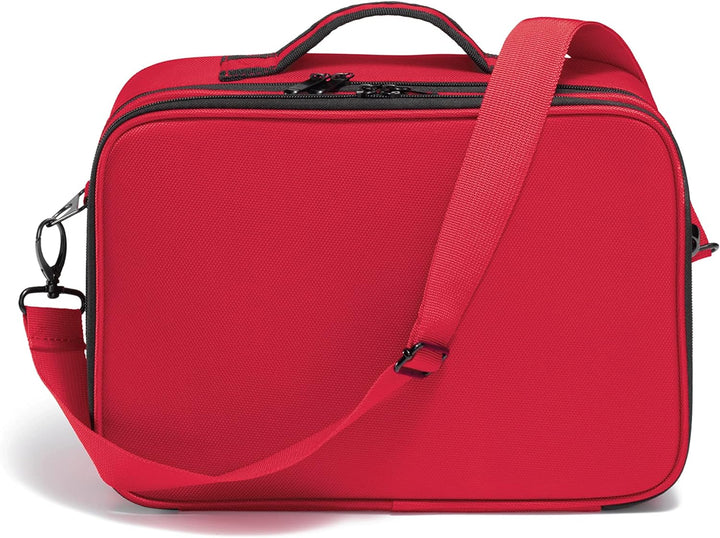 Prym 612836 Deluxe S Nähkoffer, Polyamid, rot, 34 x 24 x 11,5 cm