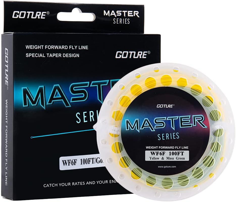 Goture Fliegenschnüre-Fliegenschnur - Schwimmende Fliegenschnur-Fliegenfischen Schnurgewicht nach vo