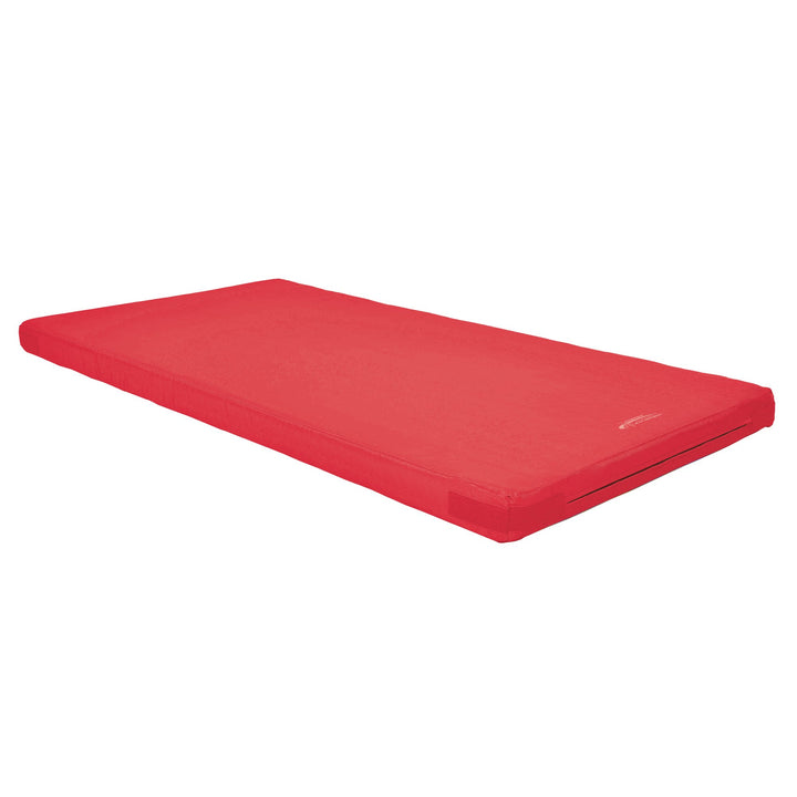 Grevinga® FUN - Turnmatte (VB 120) 150 x 100 x 6 cm Rot mit Klett- und Flauschecken, 150 x 100 x 6 c