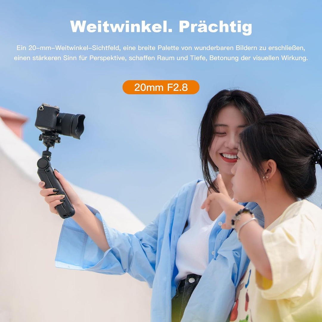 VILTROX 20mm F2.8 F, 20mm F/2.8 Z-Mount Vollformat AF Ultraweitwinkel Autofokus Objektiv für Nikon Z