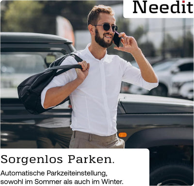 Needit elektronische Parkscheibe Park Lite I automatische Parkscheibe elektrisch mit Zulassung vom K