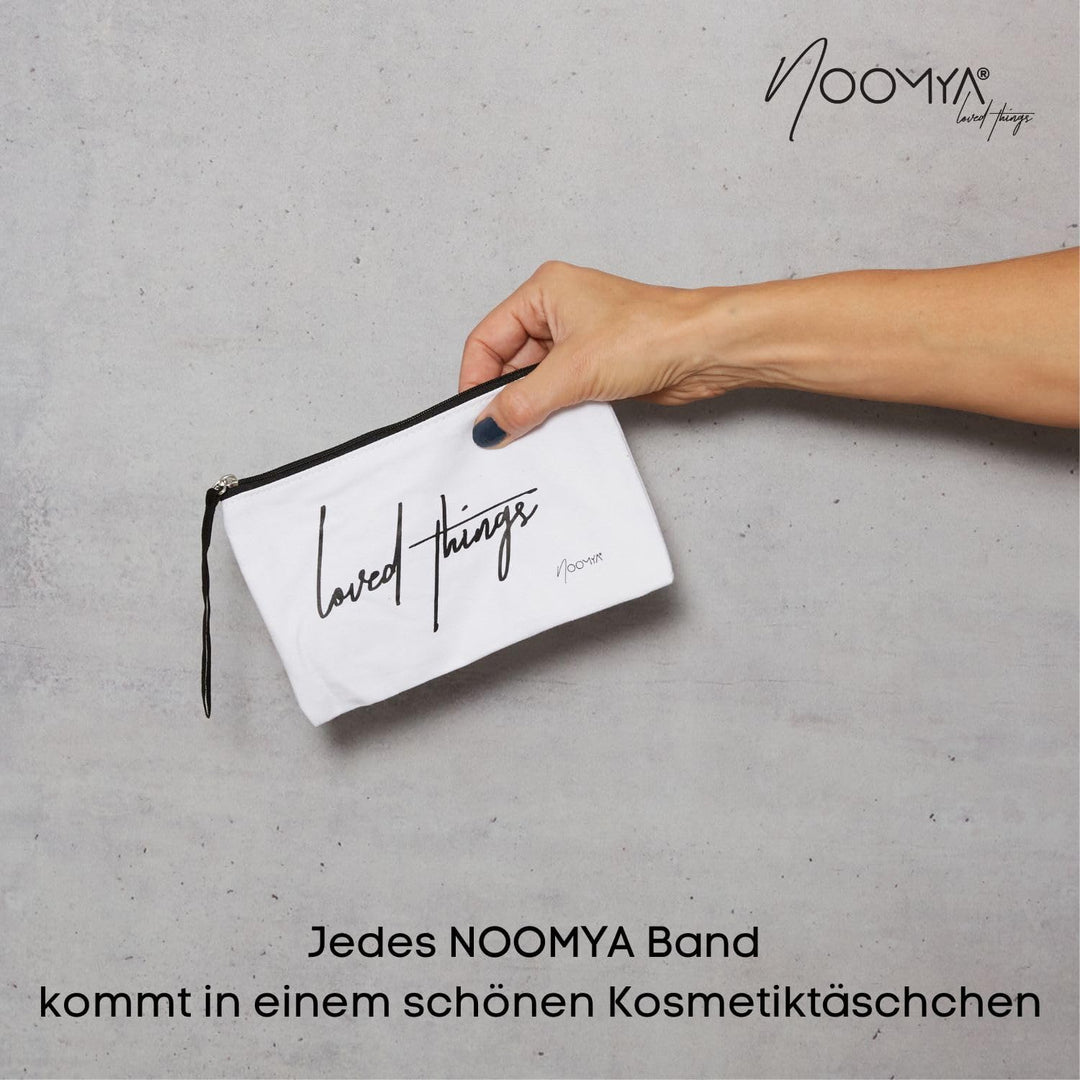 NOOMYA® Premium Fashion Handykette | Set Handyhülle iPhone 15 PRO MAGSAFE & Handyband Midnight Star