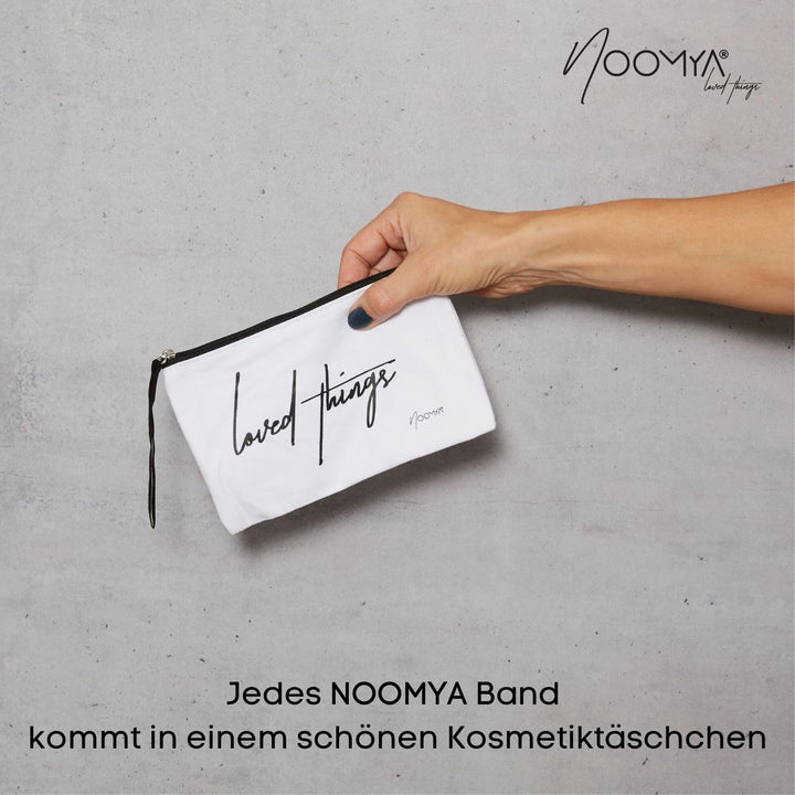 NOOMYA® Premium Fashion Handykette | Set Handyhülle iPhone 15 PRO MAGSAFE & Handyband Midnight Star