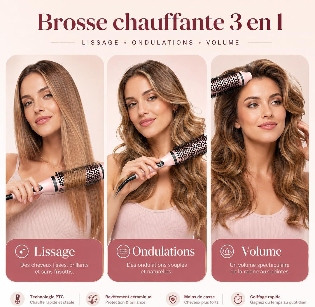 Bopcal Thermal Brush C257 23, Rosa Chiaro