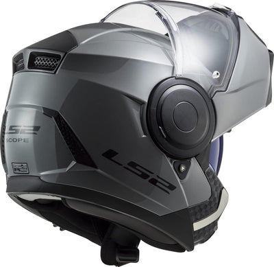 LS2 Motorcycle Helmets - FF902 Scope Modular Flip Front XS grau nardau, XS grau nardau