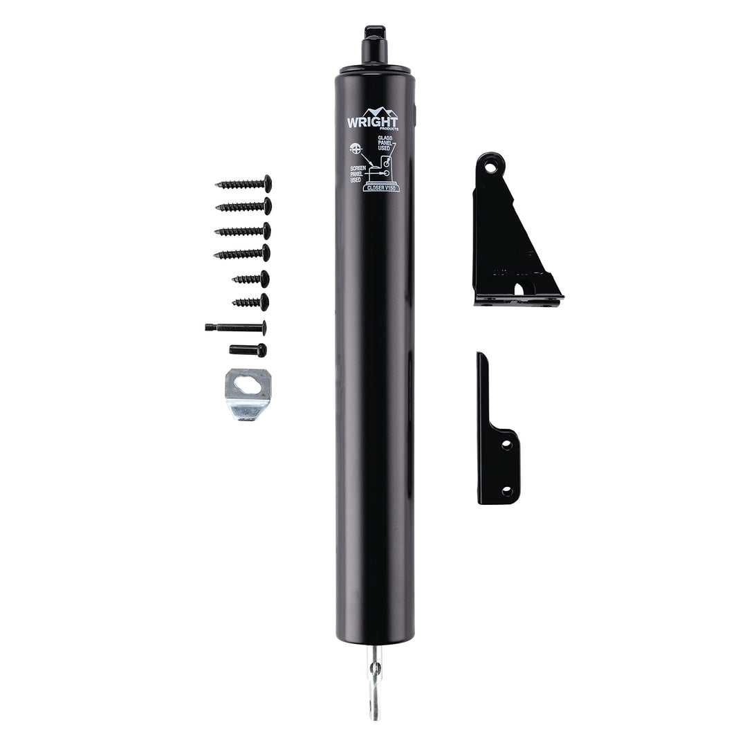 Wright Products V150BL Robuster, pneumatischer Schliesser, Schwarz Schwarz Keine Angabe, Schwarz Kei