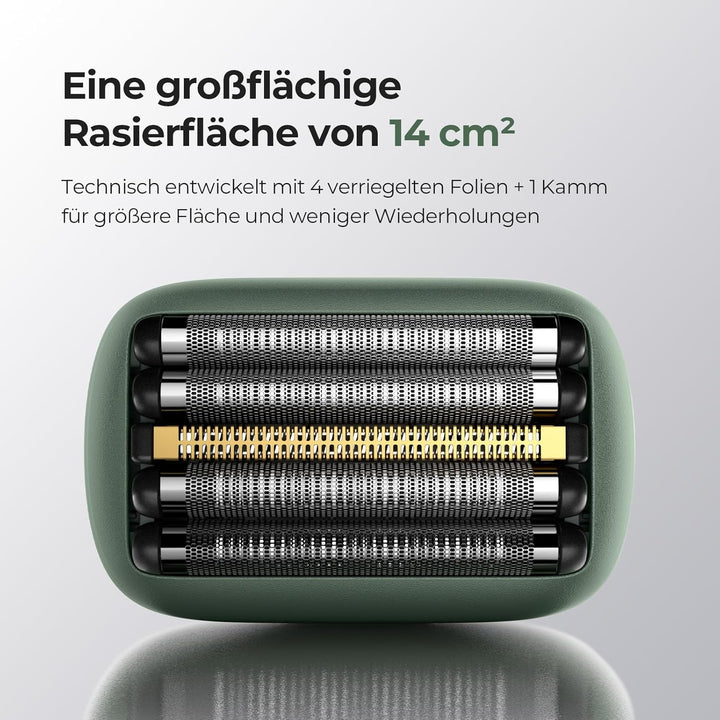 Yoose MINI 5 Rasierer Herren Elektrisch, Elektro Bart Trimmer Elektrorasierer Gesichtsrasierer Männe