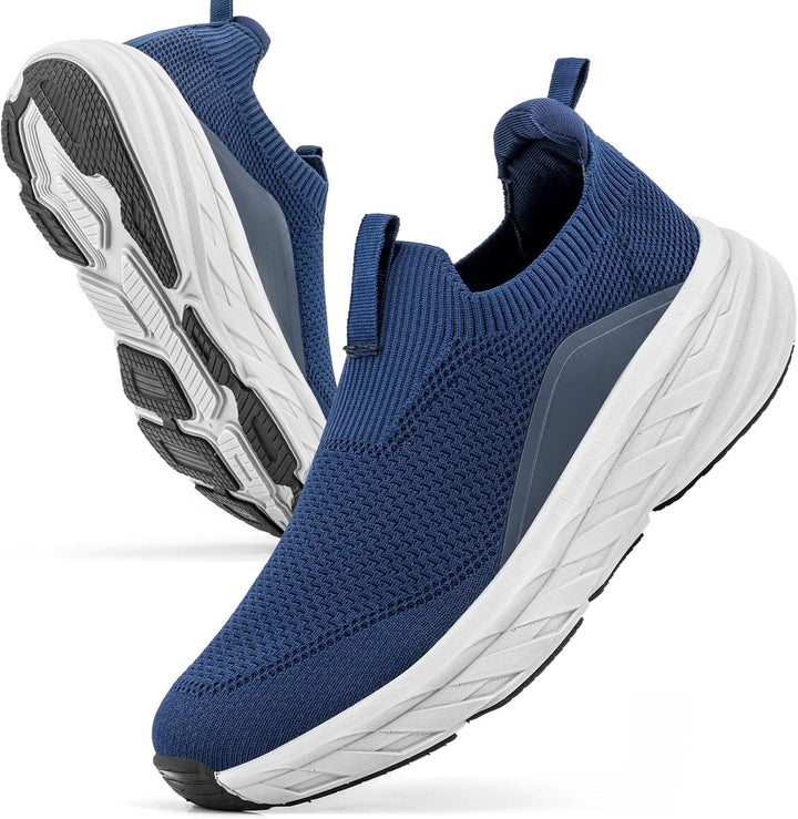 Sosenfer Slip On Sneaker Herren Ohne Schnürsenkel Schuhe Sportschuhe Laufschuhe Leichte Atmungsaktiv