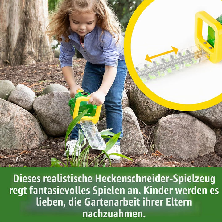 TOMY 35814 JD Preschool Hedge Trimmer, Green