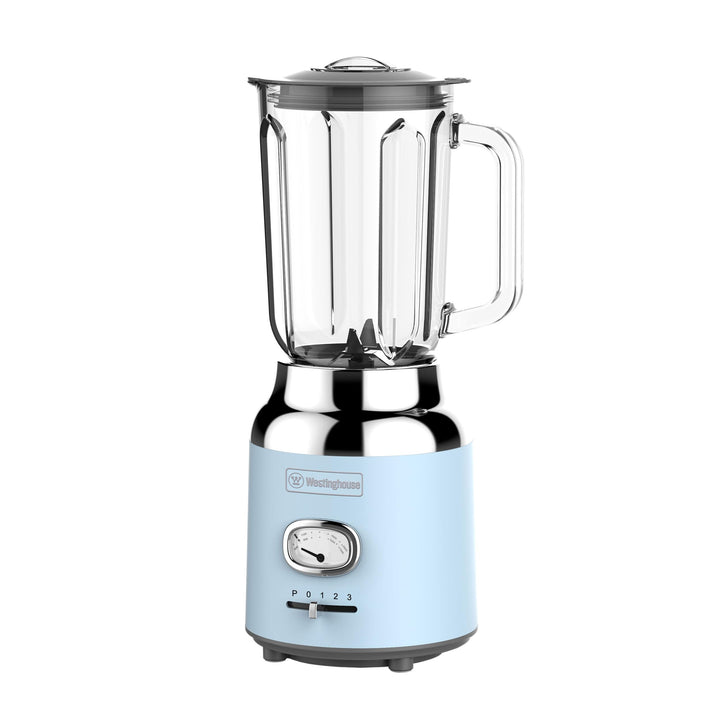 Westinghouse Retro-Standmixer, 1,5 L, Smoothie-Maker & Eiscrusher, 4 Geschwindigkeiten, Glaskanne, 6