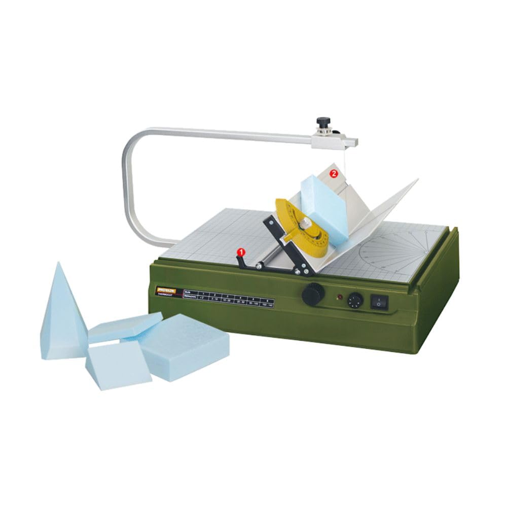 Proxxon THERMOCUT-Anschlag TA 300 (Zubehör für Heissdraht-Schneidgerät THERMOCUT 230/E, aus Aluminiu