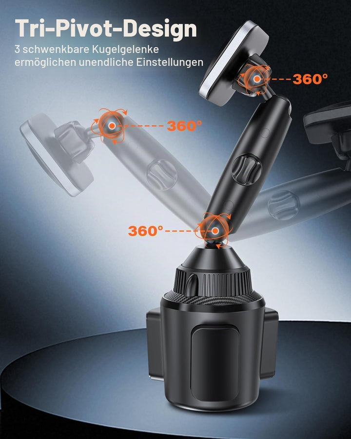 APPS2Car Mag-Safe Universal-Handyhalterung für iPhone, Samsung und alle 4-7-Zoll-Smartphones Flexibe